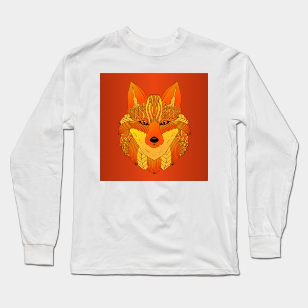 Animal Faces 067 (Style:5) Long Sleeve T-Shirt by luminousstore